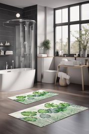 Mijölnir Juego de alfombrillas de baño CT-5310, 2 piezas, Multicolor